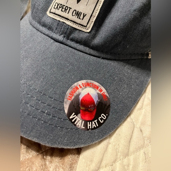 NWT Vital Hat Co. Trucker Hats with built in sunglass holder - Picture 2 of 6